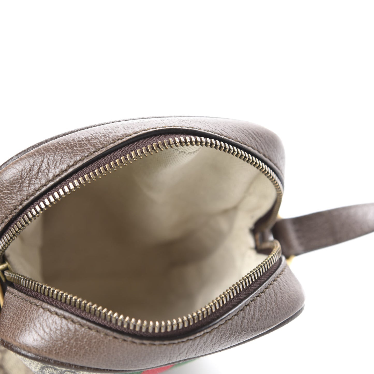 GG Supreme Monogram Web Mini Ophidia Messenger Brown