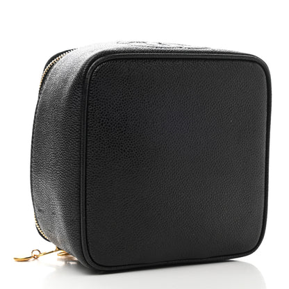 Chanel Caviar Vanity Cosmetic Case Black 4 of 8