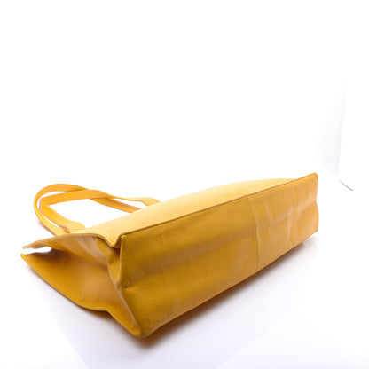 Chanel Caviar CC Tote Yellow 4 of 12