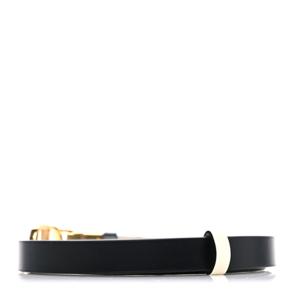 Christian Dior Calfskin 30 Montaigne Reversible Belt  80 32 Black Multicolor 2 of 6