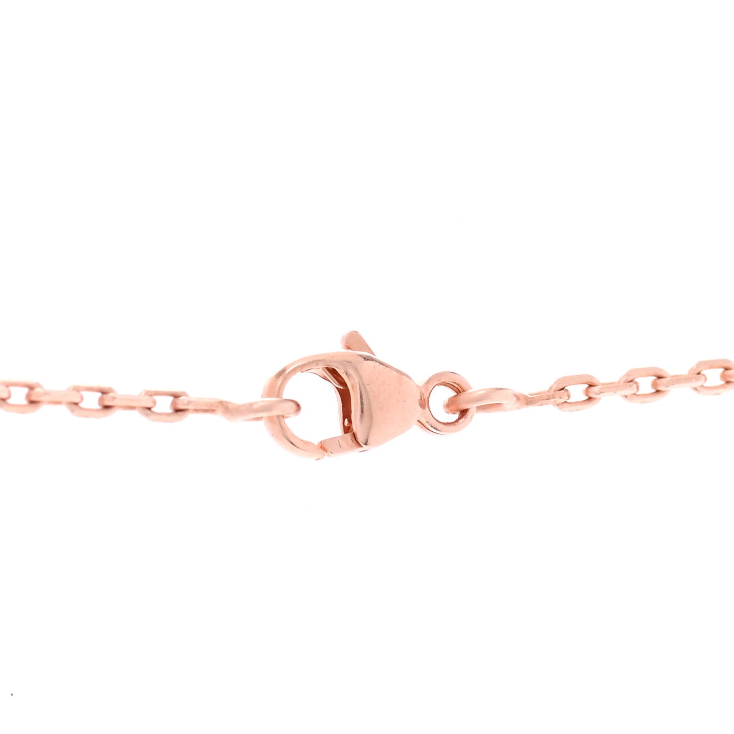 Lacquered Gold Pop H Pendant Necklace Corail