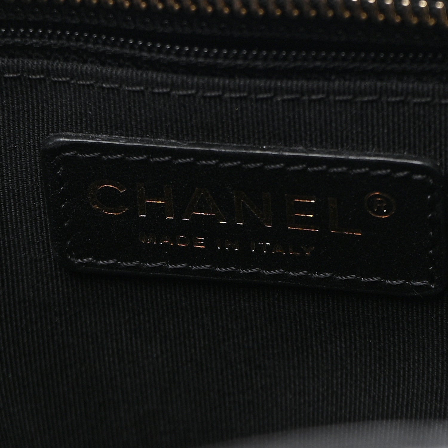 Chanel Calfskin Quilted CC Medium Vanity Case Black 9 of 23