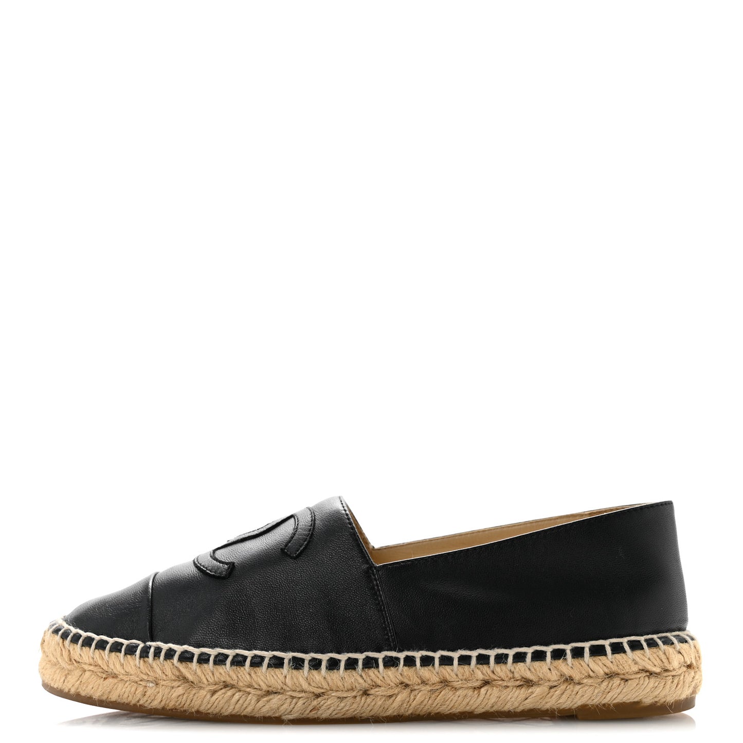 Lambskin CC Espadrilles 39 Black 39 Black