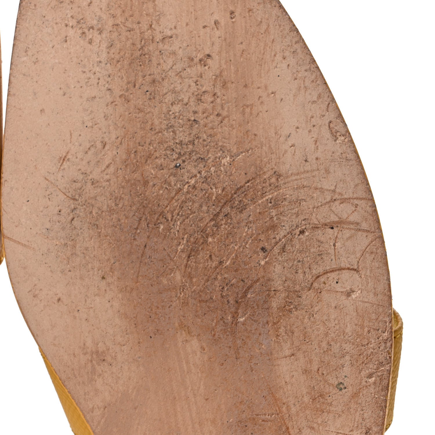 Hermes Epsom Oran Sandals 39.5 Jaune Sable 10 of 12