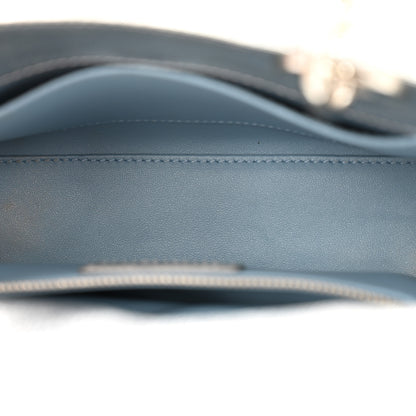 Christian Dior Metallic Grained Calfskin Cannage Small Lucky Badges My Lady Dior Silver 5 of 14