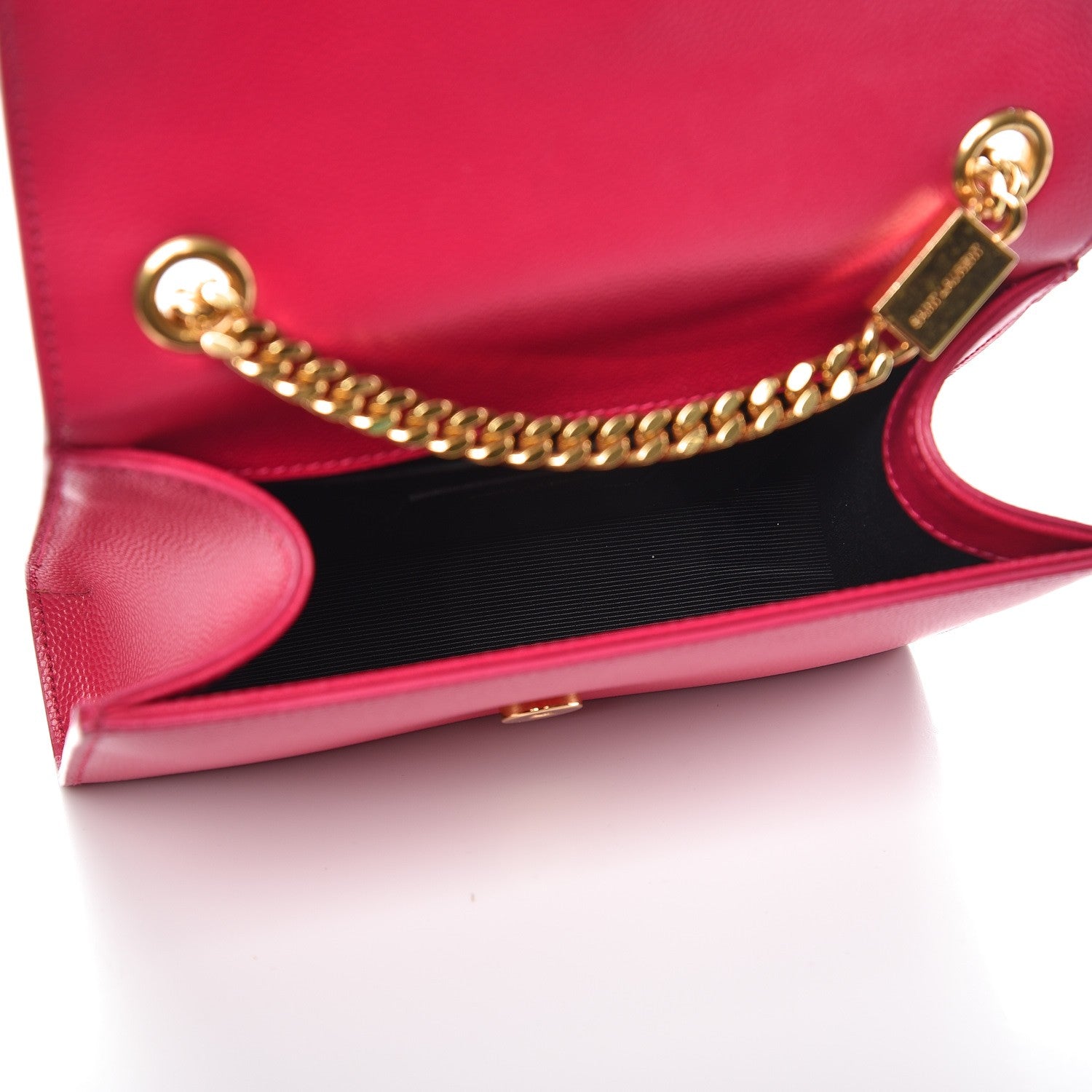 Saint Laurent Grain De Poudre Small Monogram Kate Satchel Bubblegum 5 of 8