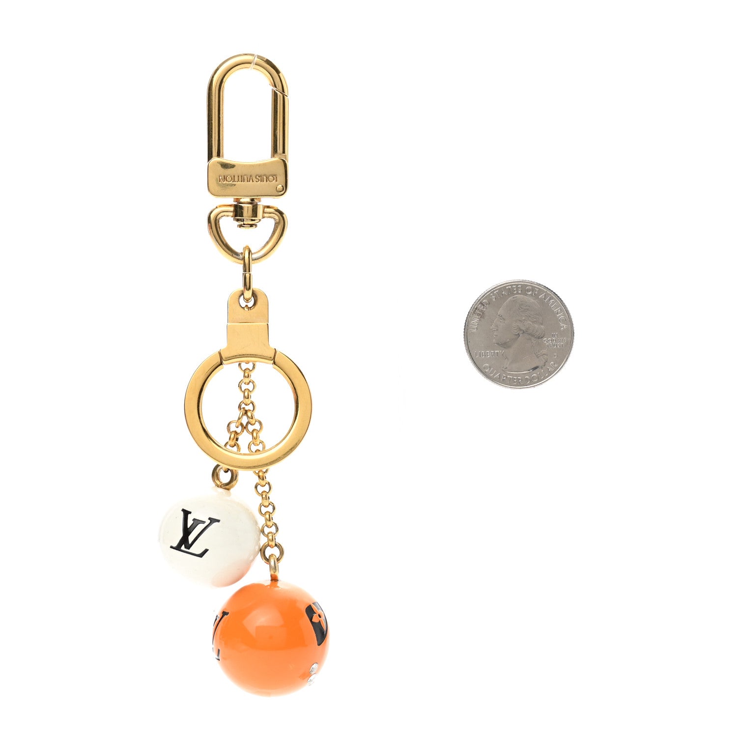 Louis Vuitton Halloween Jack and Lucie Key Holder Orange 2 of 4