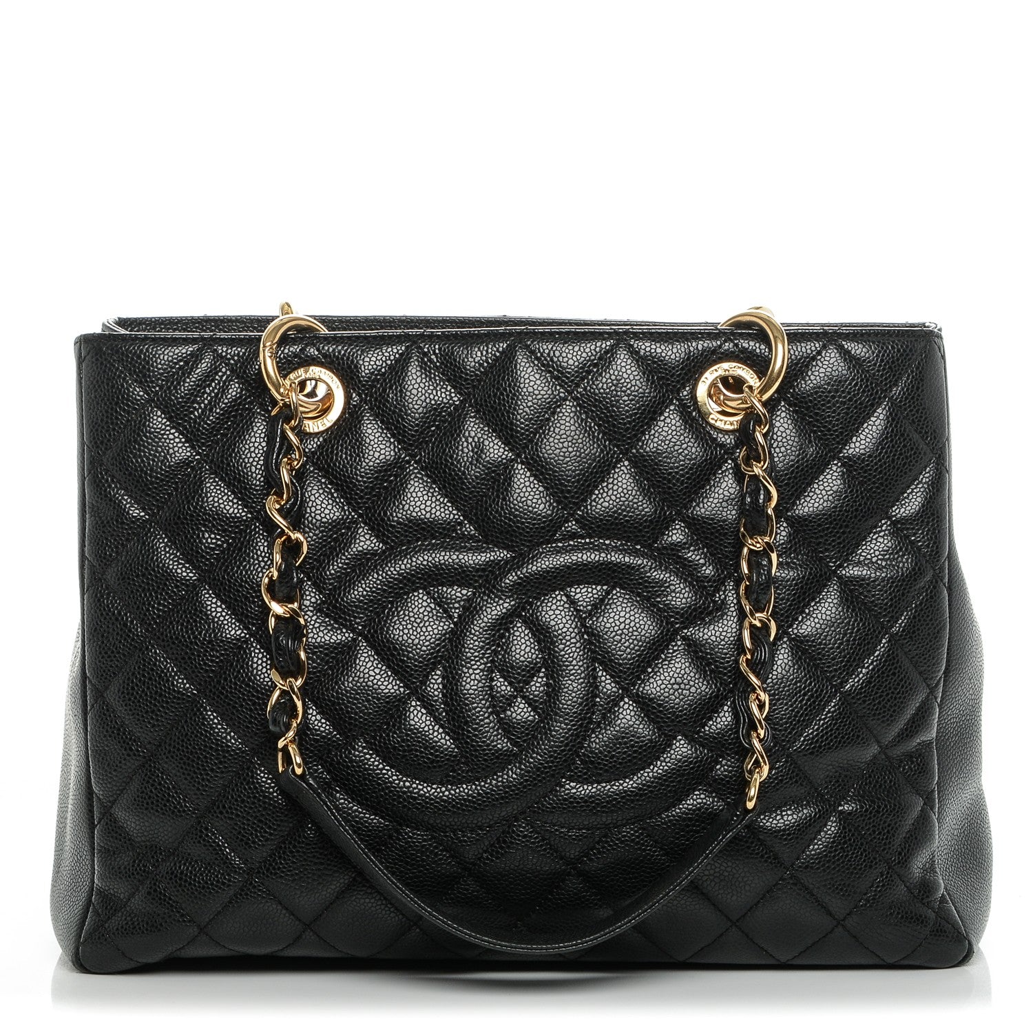 Chanel Caviar Quilted Grand Shopping Tote GST Black 1 of 11