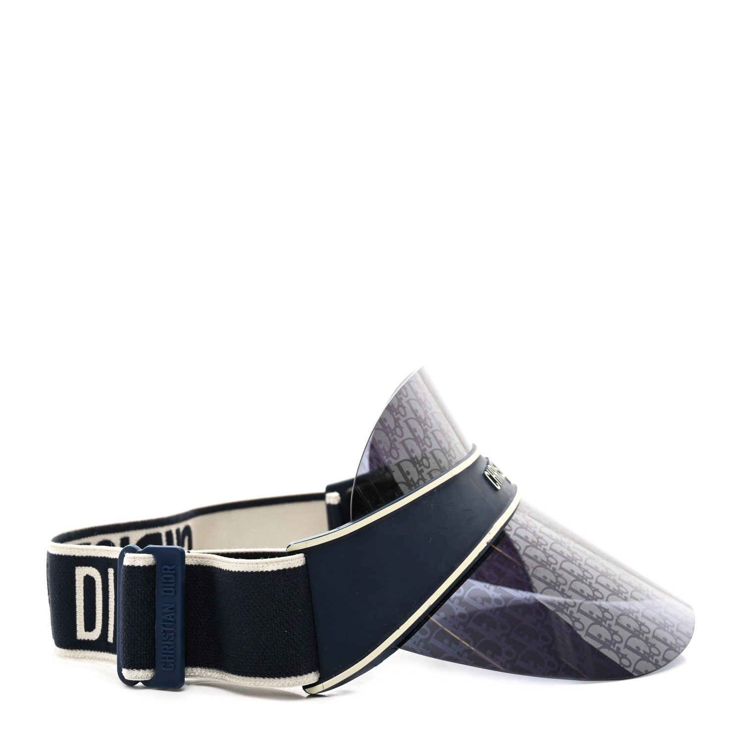 Christian Dior Oblique DiorClub V1U Sun Visor Blue 5 of 9