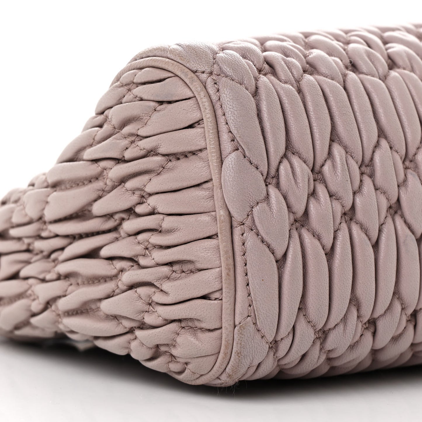 Nappa Matelasse Crystal Clutch  Mughetto