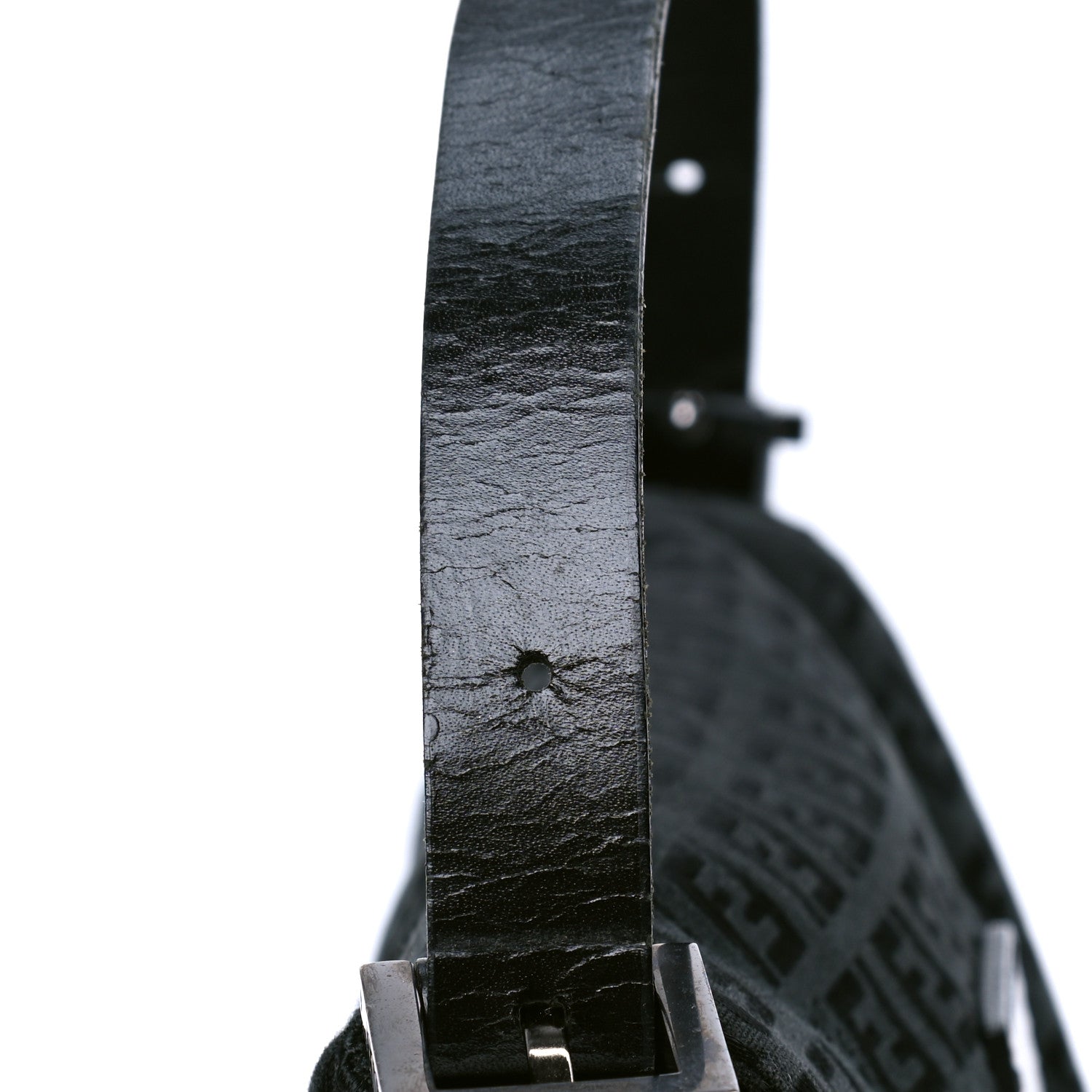 Fendi Zucchino Baguette Black 5 of 6