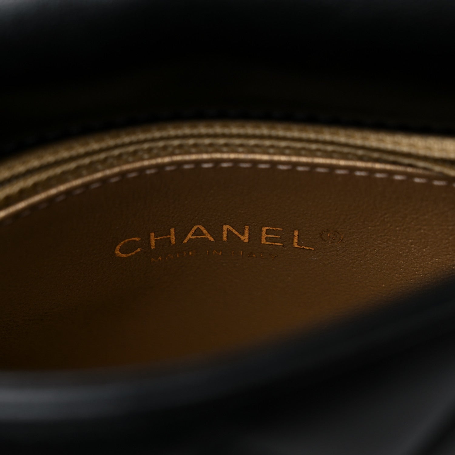 Chanel Lambskin Pearl Quilted Side Packs Black 8 of 10