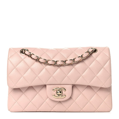 Chanel Caviar Quilted Small Double Flap Light Pink 1 of 16