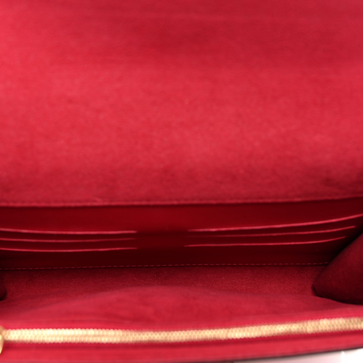 Louis Vuitton Calfskin Chain Louise MM Red 5 of 12