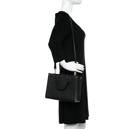 Louis Vuitton Empreinte Monogram Giant Onthego PM Black 2 of 9