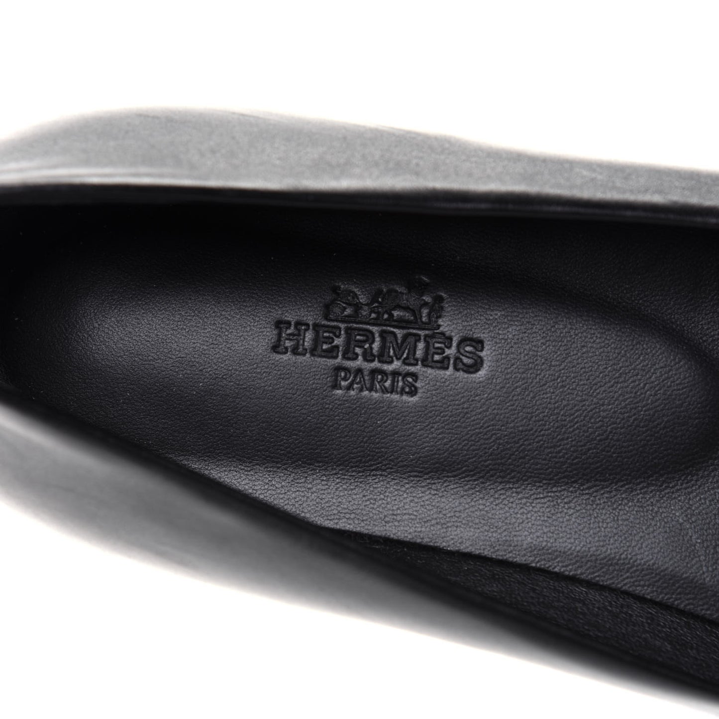Calfskin Laura Ballerina Flats 36.5 Black