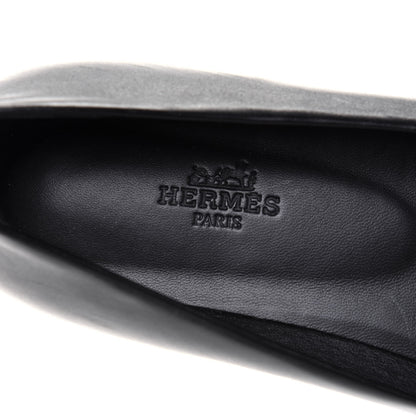 Hermes Calfskin Laura Ballerina Flats 36.5 Black 7 of 9