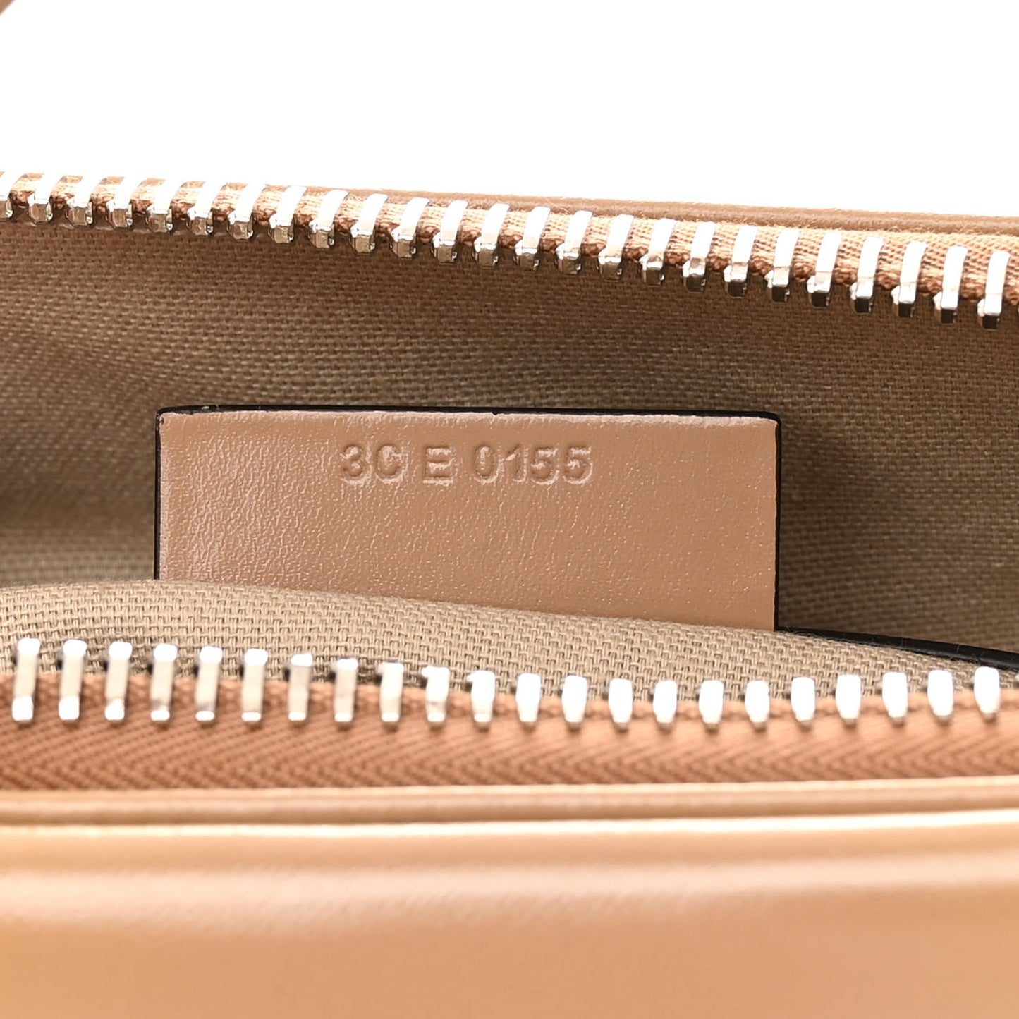 Shiny Lord Calfskin Small Antigona Dark Beige