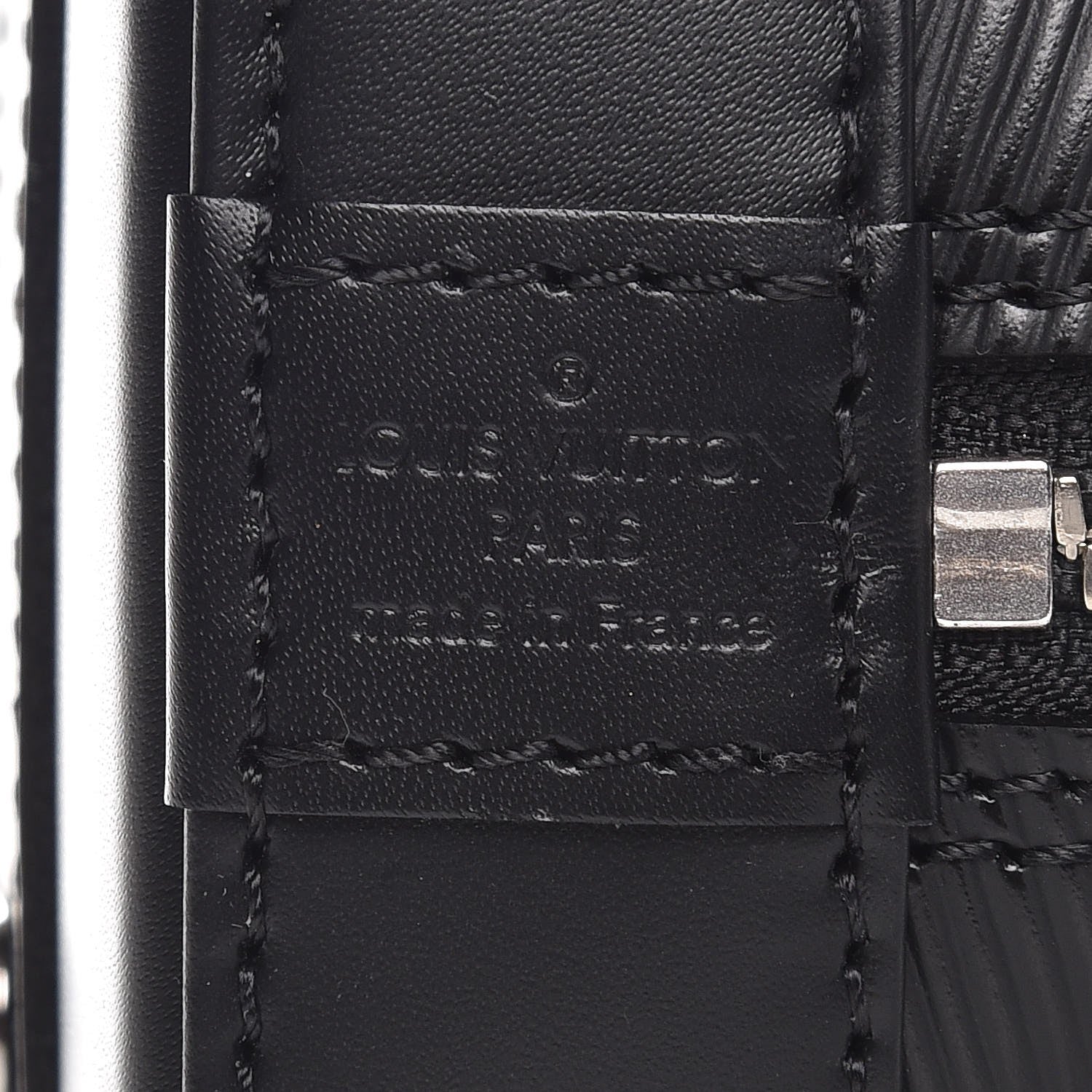 Louis Vuitton Epi Alma BB Black 6 of 7