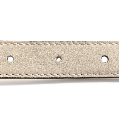 Gucci Calfskin Double G 20mm Belt 70 28 Mystic White 8 of 8