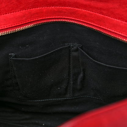 Saint Laurent Sheepskin Medium Cabas ChYc Red 14 of 19