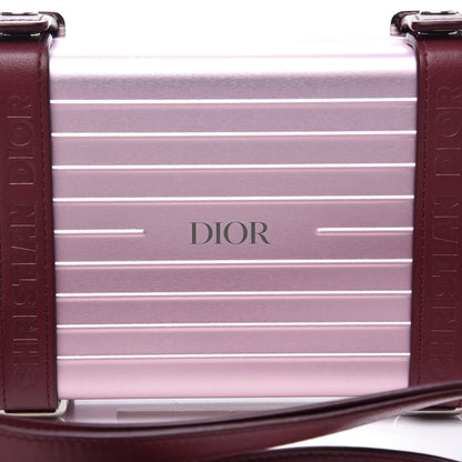 Christian Dior X RIMOWA Aluminum Personal Clutch On Strap Rose 11 of 13