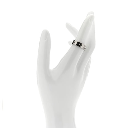 Cartier 18K White Gold 5.5mm LOVE Ring 53 6.25 2 of 5