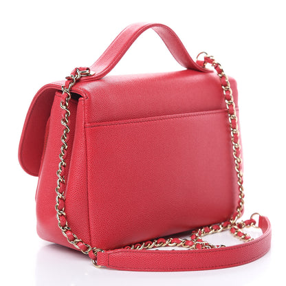 Chanel Caviar Quilted Small Business Affinity Flap Red 3 of 11