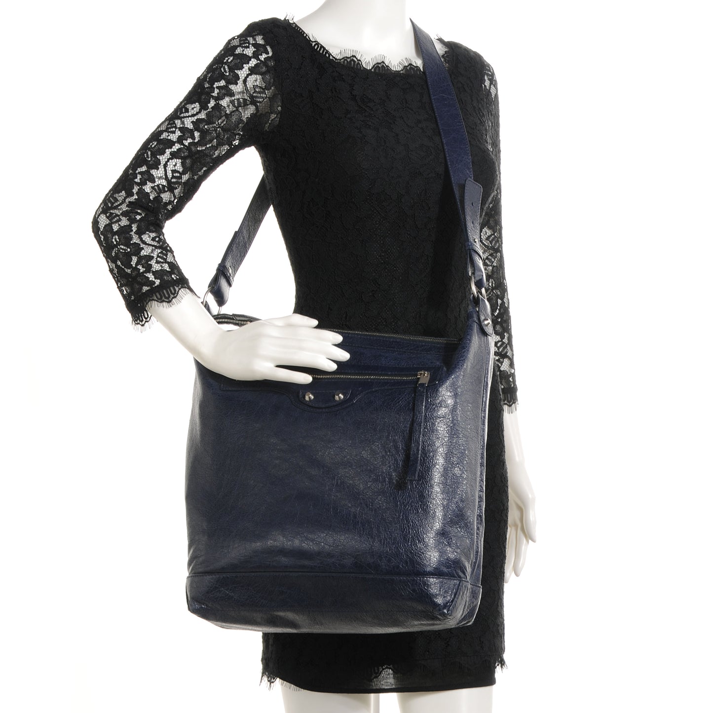 Agneau Mens Day Messenger Bleu Nuit