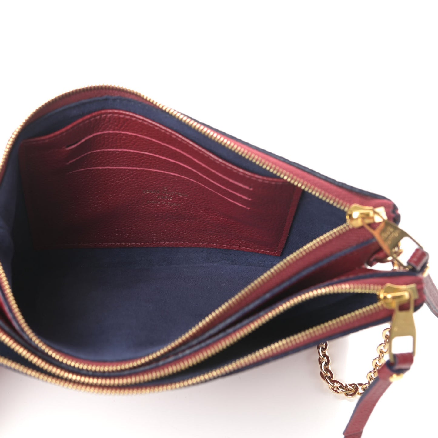 Empreinte Double Zip Pochette Cherry Berry