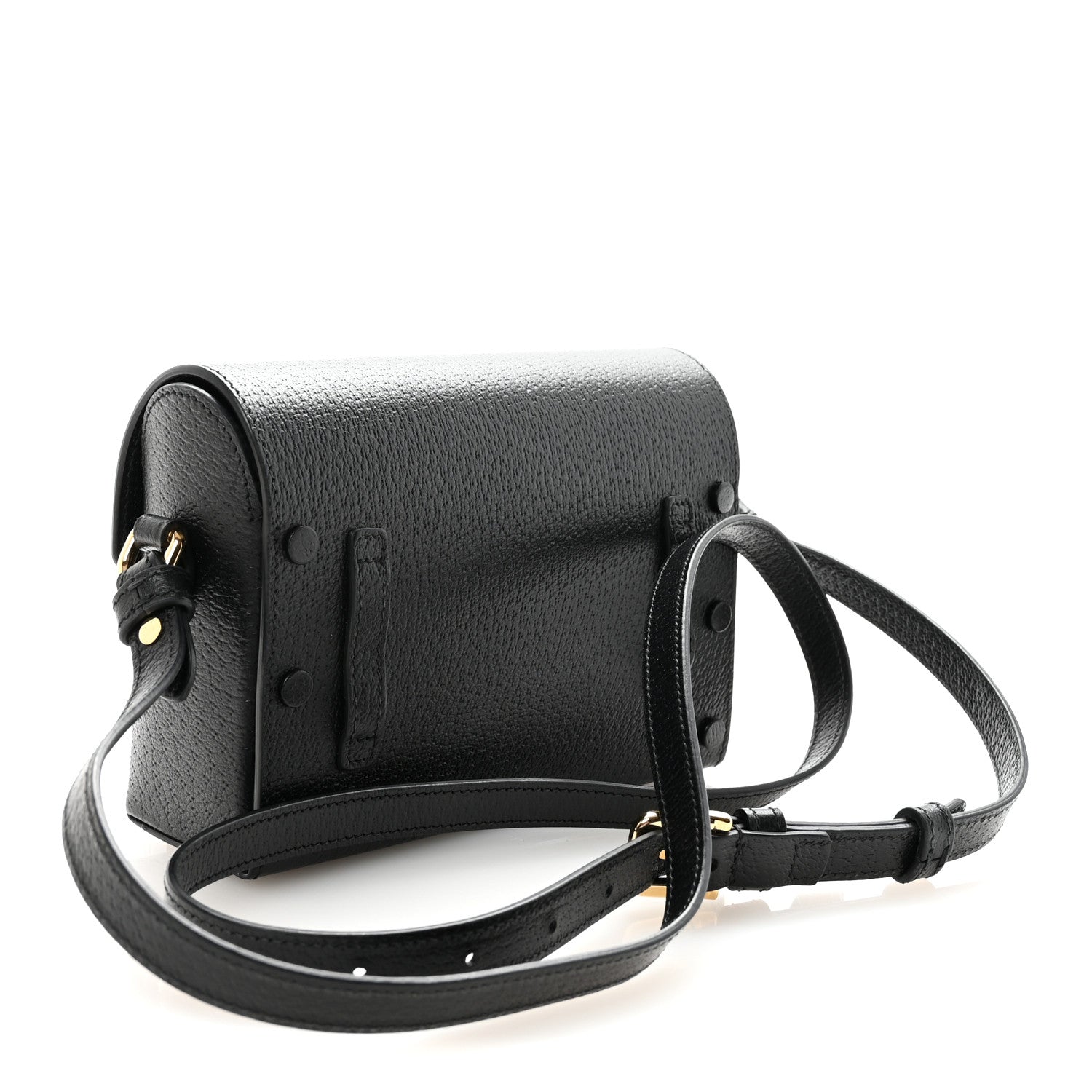 Gucci Calfskin Horsebit 1955 Shoulder Bag Black 2 of 9