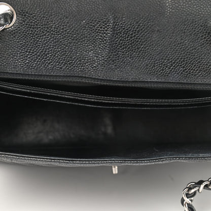 Chanel Caviar Quilted Jumbo Single Flap Black 9 of 19