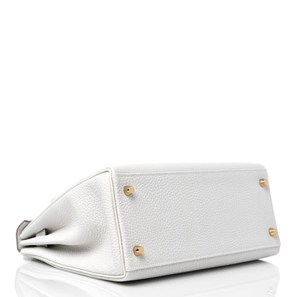 Hermes Togo Kelly Retourne 28 Gris Pale 4 of 10