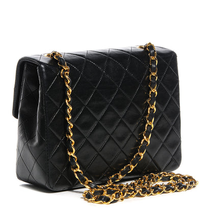 Chanel Lambskin Quilted Mini Square Flap Black 3 of 7