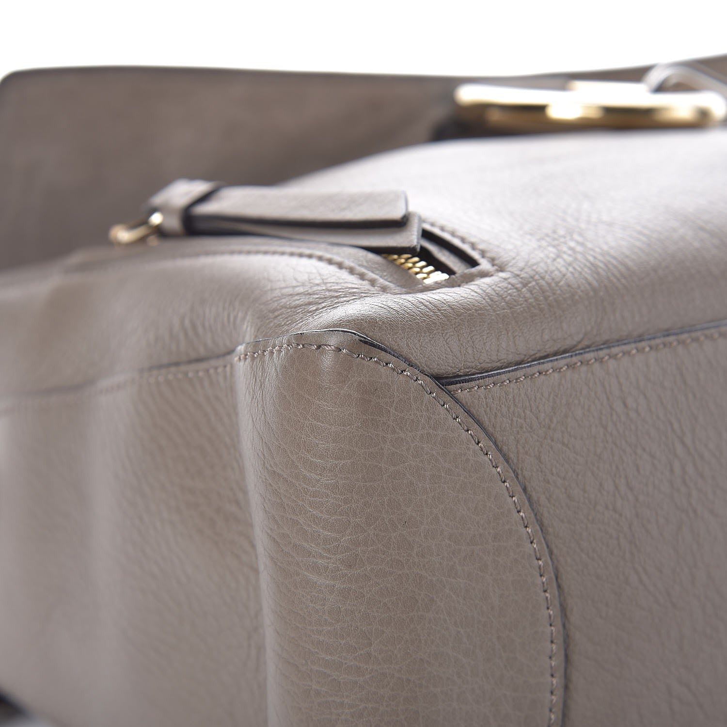 Chloe Calfskin Medium Faye Day Shoulder Bag Motty Grey 8 of 11
