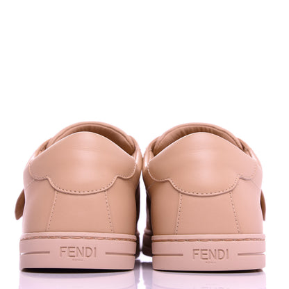 Fendi Vitello FF Embossed Womens Slip On Sneakers 41 Pink Burb 7 of 10