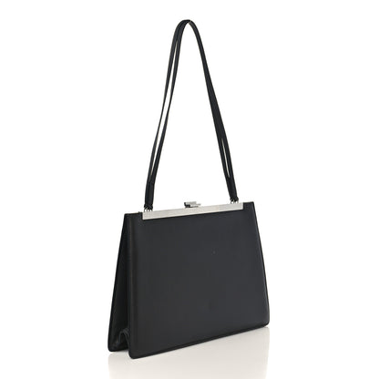Celine Smooth Calfskin Medium Clasp Bag Grey 3 of 9