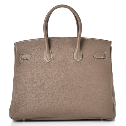 Hermes Togo Birkin 35 Etoupe 5 of 38