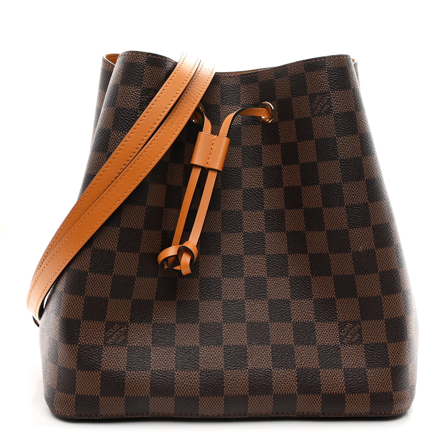 Louis Vuitton Damier Ebene Neonoe MM Safran 1 of 11