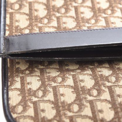 Christian Dior Monogram Fold Over Clutch Brown 8 of 11