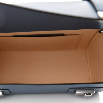 Moynat Box Calfskin Cabotin Blue 5 of 9