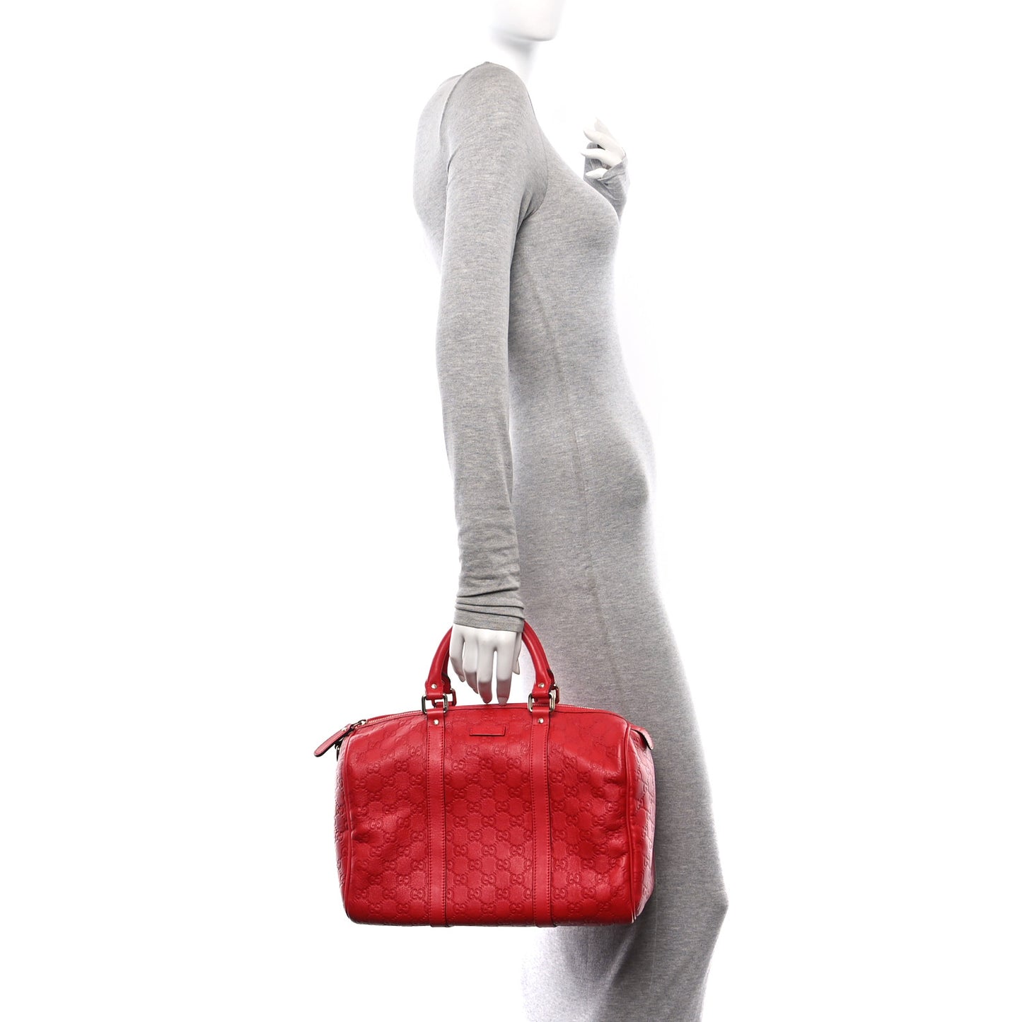 Guccissima Vitello Tender Medium Joy Boston Sporting Red