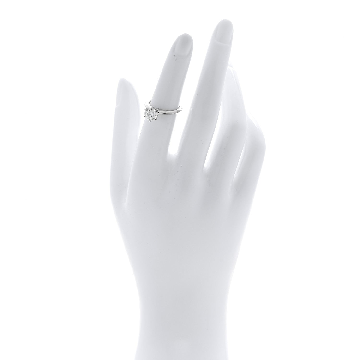 Tiffany Platinum Diamond 1.30ct Solitaire Engagement Ring 49 5 2 of 7