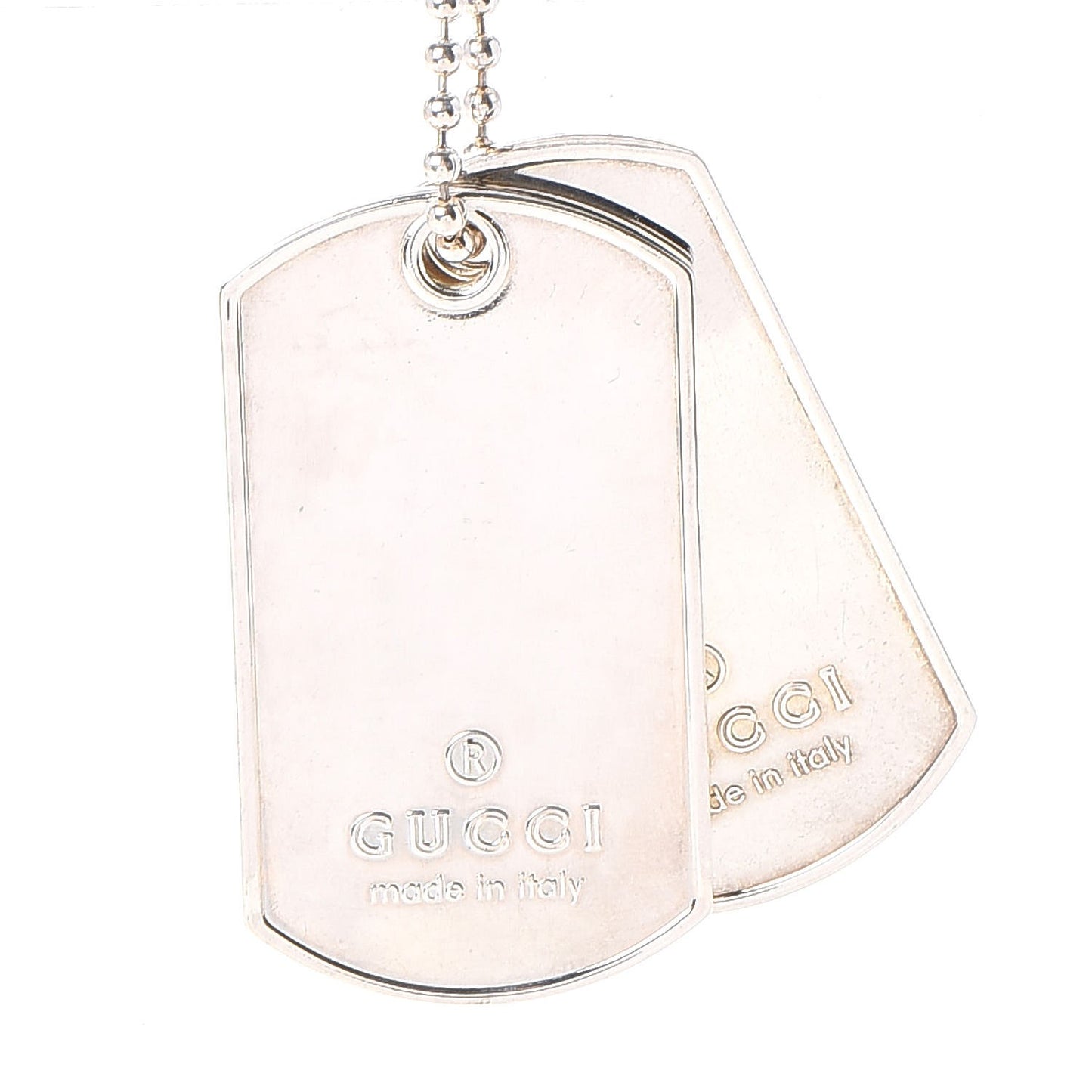 Sterling Silver Dog Tag Necklace