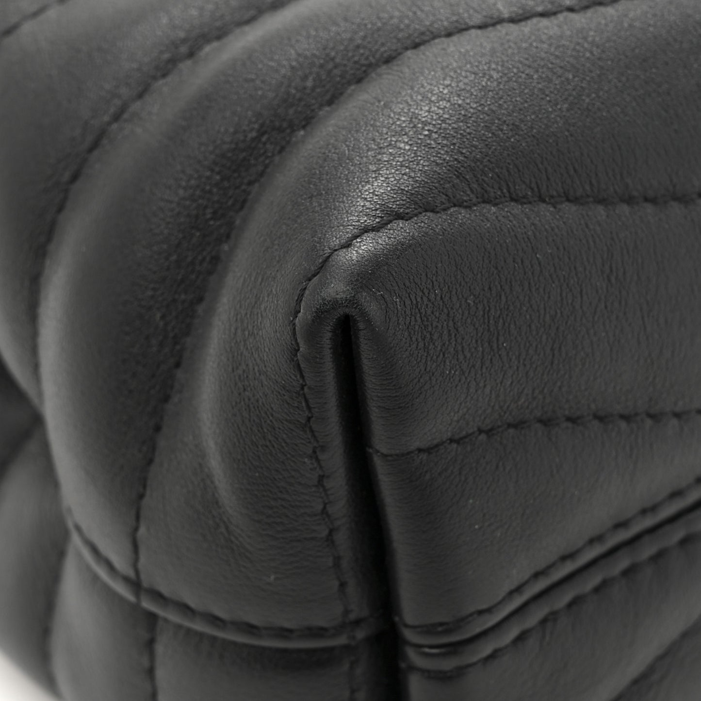 Calfskin LV New Wave Chain Bag GM Black