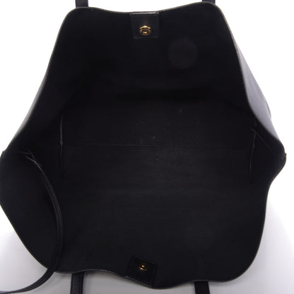 Saint Laurent Calfskin Large Shopping Tote Black 5 of 12