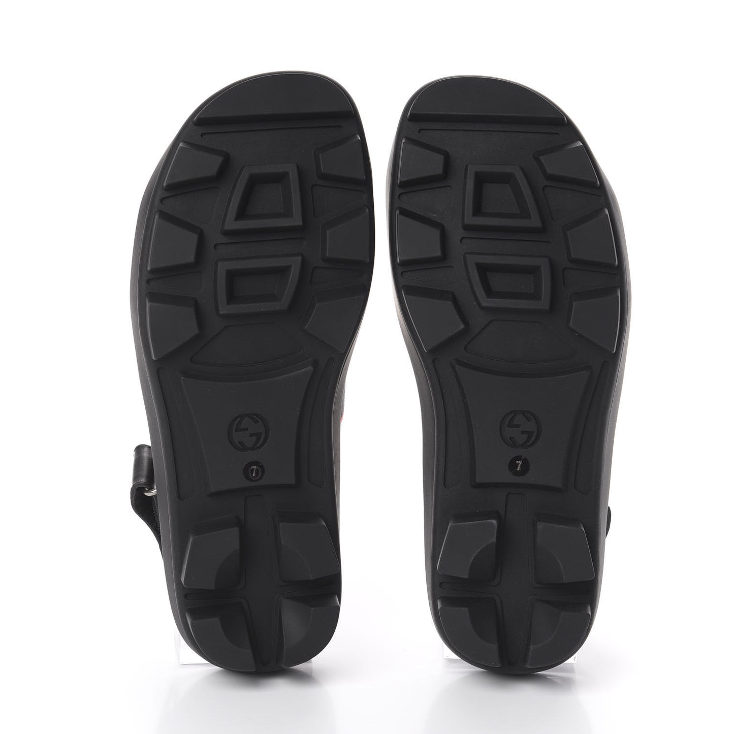 Nylon Cirano Lux Stripe Mens Cleat Sole Slingback Sandals 7 Ecru Poppy Black