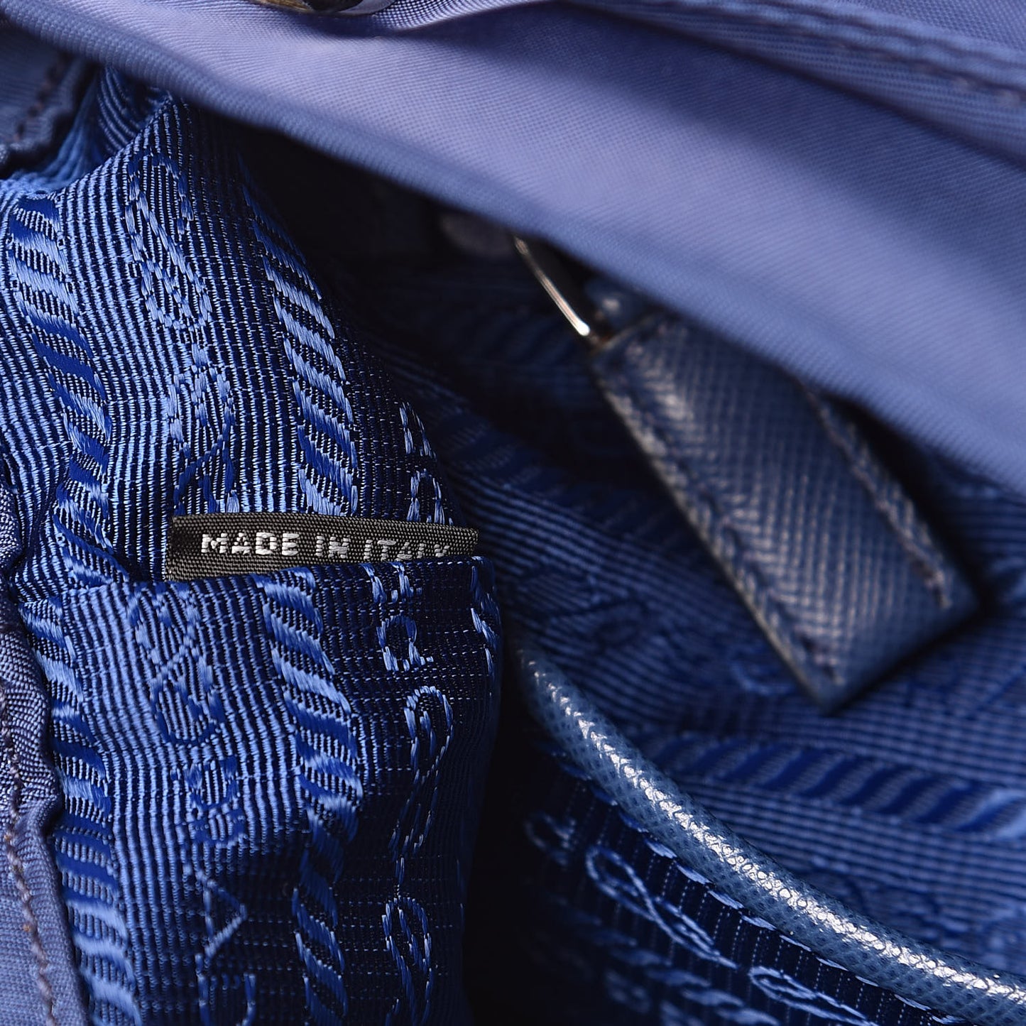 Tessuto Nylon Saffiano Vela Backpack Bleuette