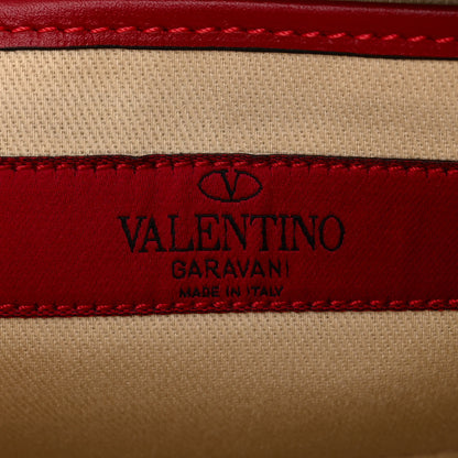 Valentino Garavani Calfskin Rockstud Camera Crossbody Bag Rubino 6 of 9