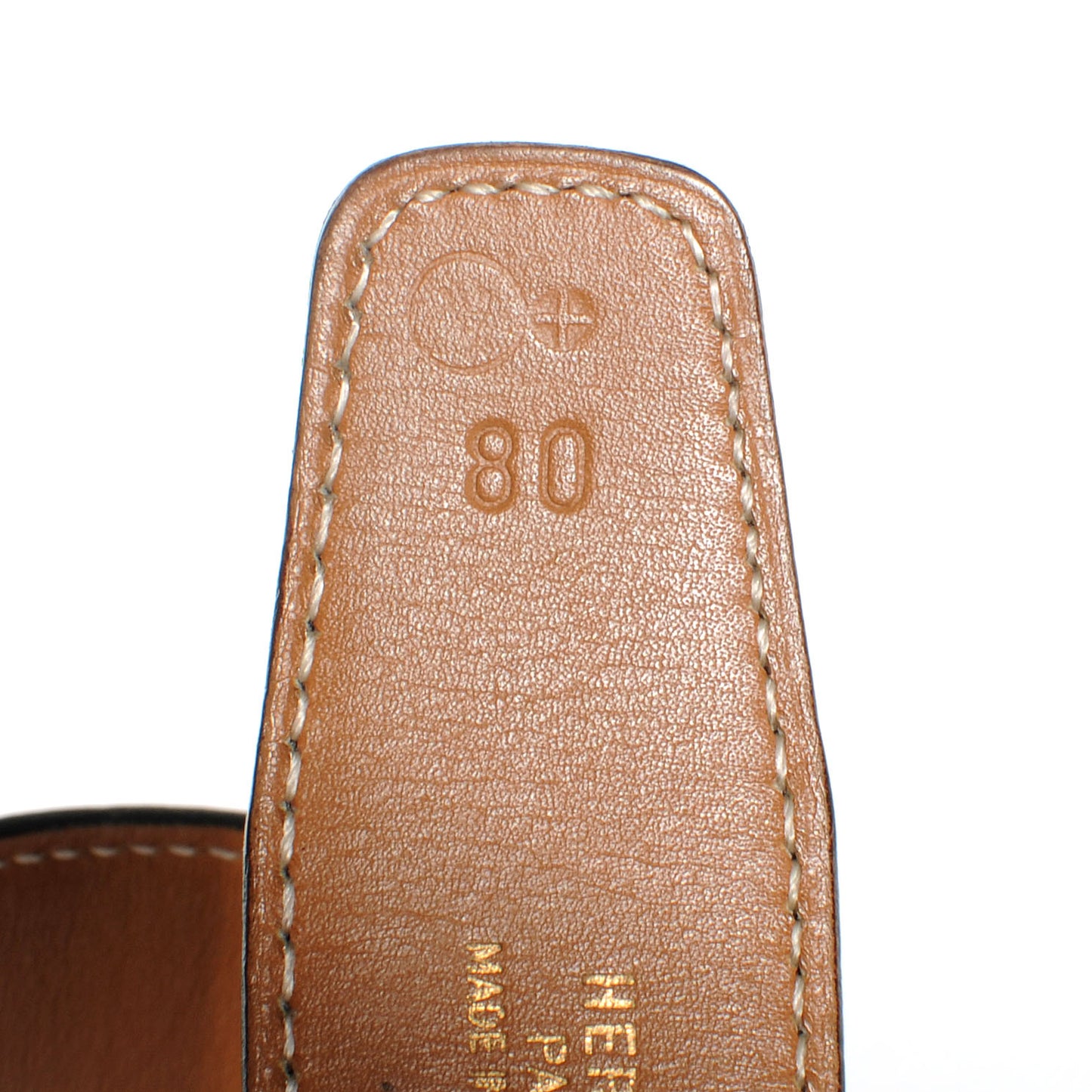 Box and Chamonix Reversible 32mm Stirrup Belt Noir Natural 80